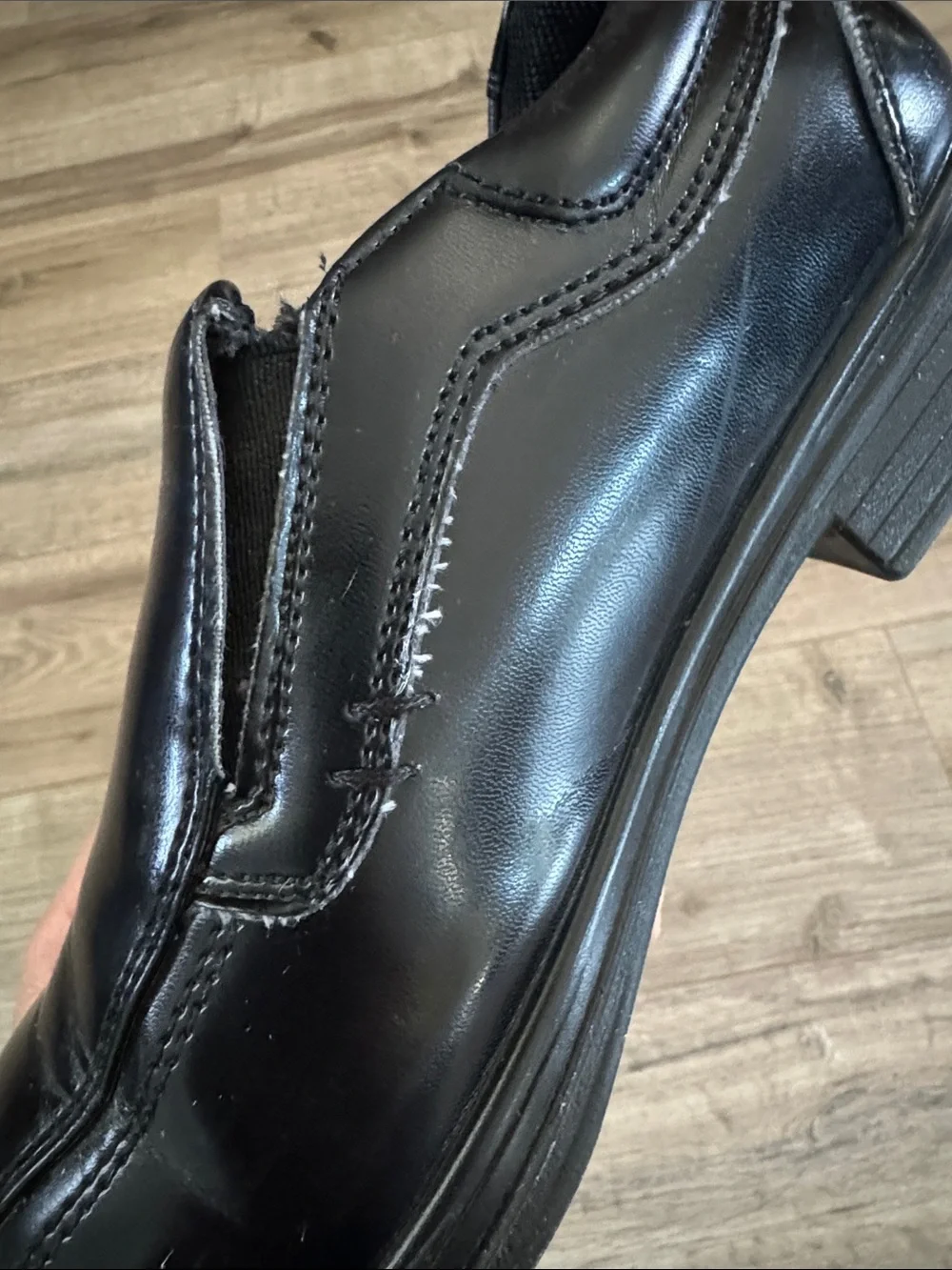 Deer Stags Boys Black Slip-On Dress Loafers Size 6M
